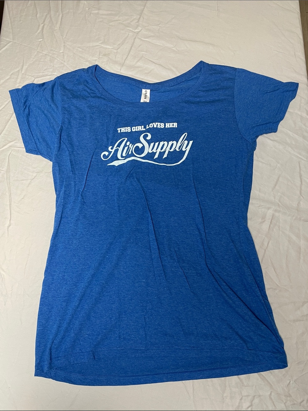 New Women’s Air Supply Band t shirt, xxl